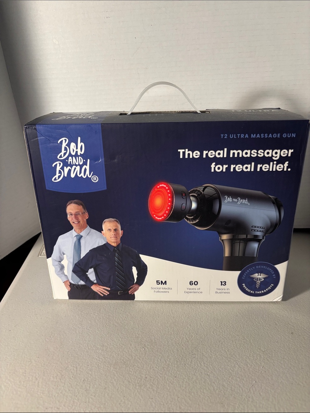 T2 Ultra Massage Gun with Heat and Red LED Therapy